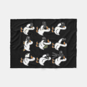 Funny Goose Photographer Photography Camera Photo  フリースブランケット (正面(横))