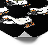 Funny Goose Photographer Photography Camera Photo  ポスター (角)