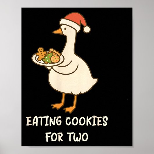 Funny Goose Pregnancy Pregnant Announcement To Hus ポスター (正面)