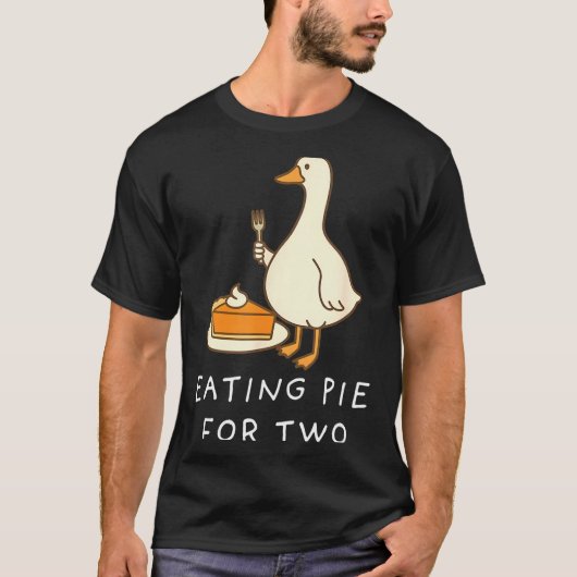 Funny Goose Thanksgiving Couples Pregnancy Announc Tシャツ (正面)
