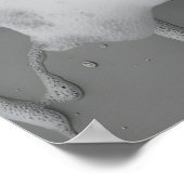 Funny Gorilla Bubble Bath Print, Bathroom Animal ポスター (角)