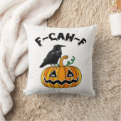 Funny Gothic Crow Humor F-Caw-F Essential クッション (ブランケット)