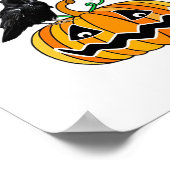 Funny Gothic Crow Humor F-Caw-F Essential ポスター (角)