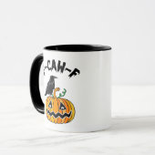 Funny Gothic Crow Humor F-Caw-F Essential マグカップ (正面左)