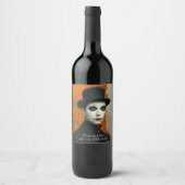 Funny Gothic Halloween Drinks to Die For ワインラベル (正面)