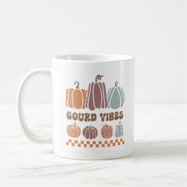 Funny “Gourd Vibes” Fall コーヒーマグカップ