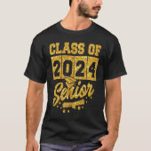 Funny Graduation Senior 24 Class Of 2024 Teacher S Tシャツ (正面)