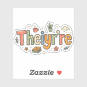 Funny Grammar: Theiyr're Their There They're シール (シート)