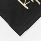 Funny Grandfather World's Papa Papaya Pun  フリースブランケット (角)