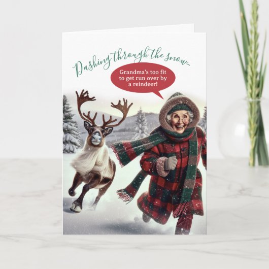 Funny Grandma is Too Fit to Get Run Over シーズンカード (正面)