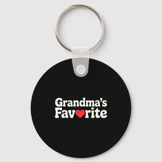 Funny Grandmas Favorite Family Humor Tees For Men  キーホルダー (正面)