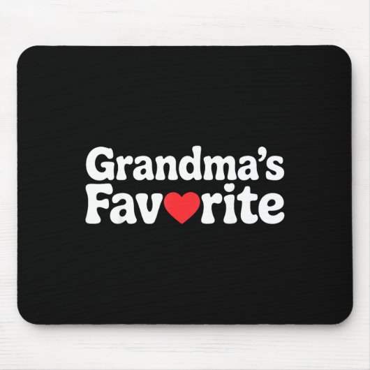 Funny Grandmas Favorite Family Humor Tees For Men  マウスパッド (正面)