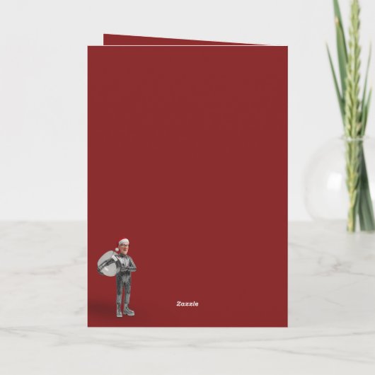 Funny Grandpa Christmas カード (裏面)