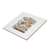 Funny Grandpa Guitar Vintage Engraving Shirt Desig タイル (側面)