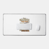 Funny Grandpa Guitar Vintage Engraving Shirt Desig デスクマット (キーボード&マウス)