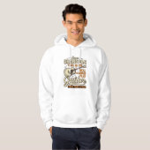Funny Grandpa Guitar Vintage Engraving Shirt Desig パーカ (正面フル)