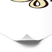 Funny Grandpa Guitar Vintage Engraving Shirt Desig ポスター (コーナー)