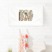 Funny Grandpa Guitar Vintage Engraving Shirt Desig 横断幕 (インサイチュ)