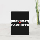 Funny Grandparent Favorite Granhild  カード (正面)