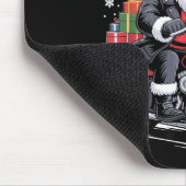 Funny Grandpa's Biker Ride Christmas Motorcycle Sa マウスパッド (コーナー)