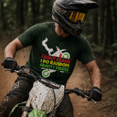 Funny Gravity Check Cyclist Shirt | Bold Minimalis Tシャツ