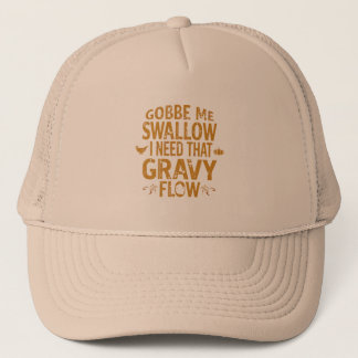 Funny Gravy Flow Thanksgiving Typography Gif キャップ