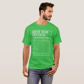 Funny Green Bean Casserole Nutrition Facts St Patr Tシャツ (正面フル)