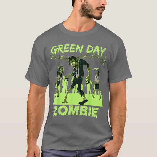 Funny Green Day Billie Joe Zombie funny Tシャツ (正面)