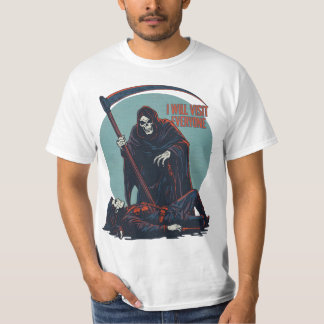 Funny Grim Reaper T-Shirt – “I Will Visit Everyone Tシャツ