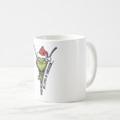 Funny Grinch Mug, Sarcastic Christmas Coffee Mug,  コーヒーマグカップ (正面右)