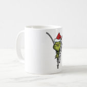 Funny Grinch Mug, Sarcastic Christmas Coffee Mug,  コーヒーマグカップ (正面左)