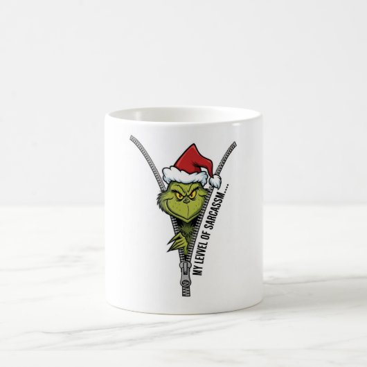 Funny Grinch Mug, Sarcastic Christmas Coffee Mug,  コーヒーマグカップ (中央)
