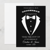 Funny Groomsman  Invitation (正面/裏面)