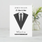 Funny Groomsman  Invitation (スタンド正面)
