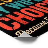 Funny Groovy Dad Joke Quote For Husband Fathers Da ポスター (角)