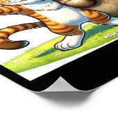 Funny Groundhog Day Cat Taking Selfie With Groundh ポスター (角)