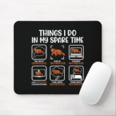 Funny Groundhog Lover Woodchuck Ground Hog Men Wom マウスパッド (マウス)