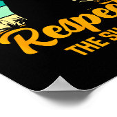 Funny Groundhog Meteorology Respect The Shadow Ret ポスター (角)