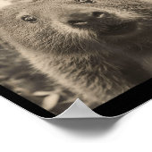 Funny Groundhog Selfie With Ufos Weird Groundhog  ポスター (角)