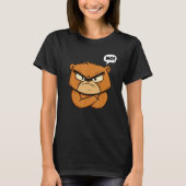 Funny Grumpy Bear - No! Tシャツ (正面)