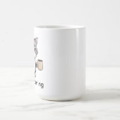 Funny Grumpy Cat Coffee Mug – “Good Morning” Cute  コーヒーマグカップ (中央)