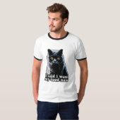 Funny grumpy cat meme for cat owners and lovers tシャツ (正面フル)