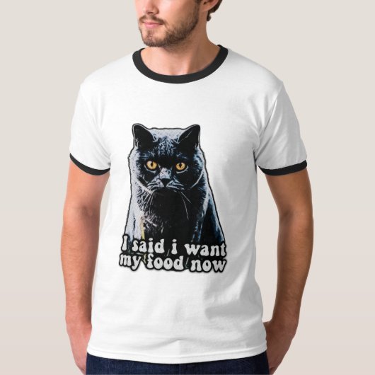 Funny grumpy cat meme for cat owners and lovers tシャツ (正面)