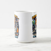  Funny Grumpy Cat, Need More Space And More Coffee コーヒーマグカップ (中央)