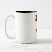Funny Grumpy Cat "NOPE" Coffee Mug - Cat Lover Gif ツートーンマグカップ (左)