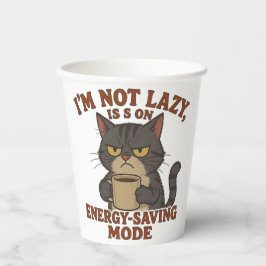 Funny Grumpy Cat Paper Cup Wrap 紙コップ