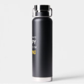 Funny Grumpy Gamer Quote Design ウォーターボトル (背面)