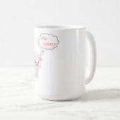 Funny Grumpy Pig Now Whaat Morning Coffee Mug コーヒーマグカップ (正面右)