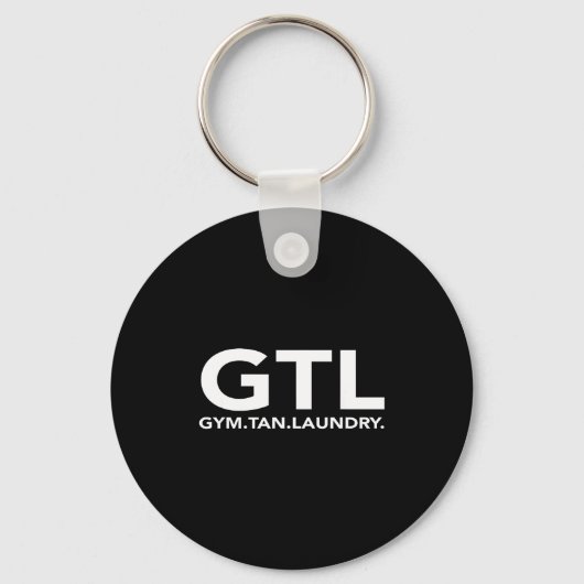 Funny Gtl Gift - Funny Gym Tan Laundry New Jersey  キーホルダー (正面)