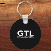 Funny Gtl Gift - Funny Gym Tan Laundry New Jersey  キーホルダー (正面)